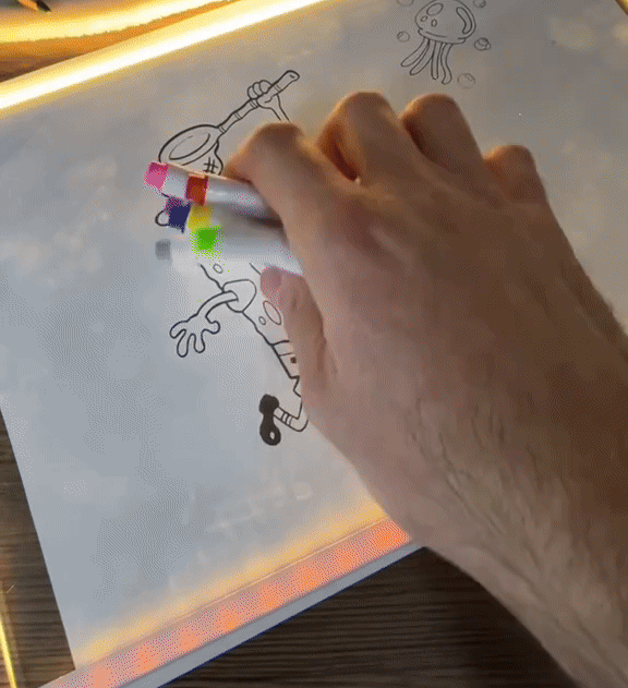 GlowDraw™- The LED Board Kids Can’t Stop Using 20X30